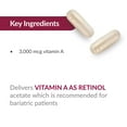 thumbnail image 6 of Bariatric Advantage Vitamin A 3,000 mcg - Easy-Digest Mini Capsules - Vitamin A Supplements - Eye Health Support* - 60 Count, 6 of 7