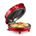 thumbnail image 3 of Holstein Housewares - Non-Stick Omelet & Frittata Maker, Metallic Red/Stainless Steel - Makes 2 Individual Portions Quick & Easy, 3 of 10