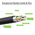 thumbnail image 6 of GearIT 23AWG Pure Copper Cat6 Outdoor Ethernet Cable, Waterproof, Direct Burial, In-Ground, UV Resistant, POE, Network, Lan, Internet, 200 ft, 6 of 7