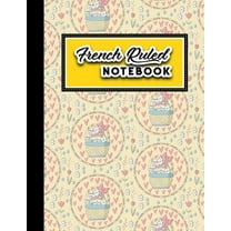 French Ruled Notebook: French Ruled Notebook: Seye Ruled Paper, Seyes Ruled Notebooks, Cute Easter Egg Cover, 8.5" x 11", 200 pages (Series #44) (Paperback)