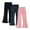 Multicolor A, variant on 3 Pack Kids Clothes Girls Fashion High Waisted Leggings Casual Athletic Yoga Trousers Flare Pants for Girls Size 3-15