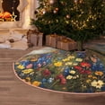 thumbnail image 5 of Sikiie Vibrant Wildflower Meadow Christmas Tree Skirt, Christmas Tree Decorations, Christmas Decor, Tree Mat Decoration(30-48IN)-48", 5 of 6