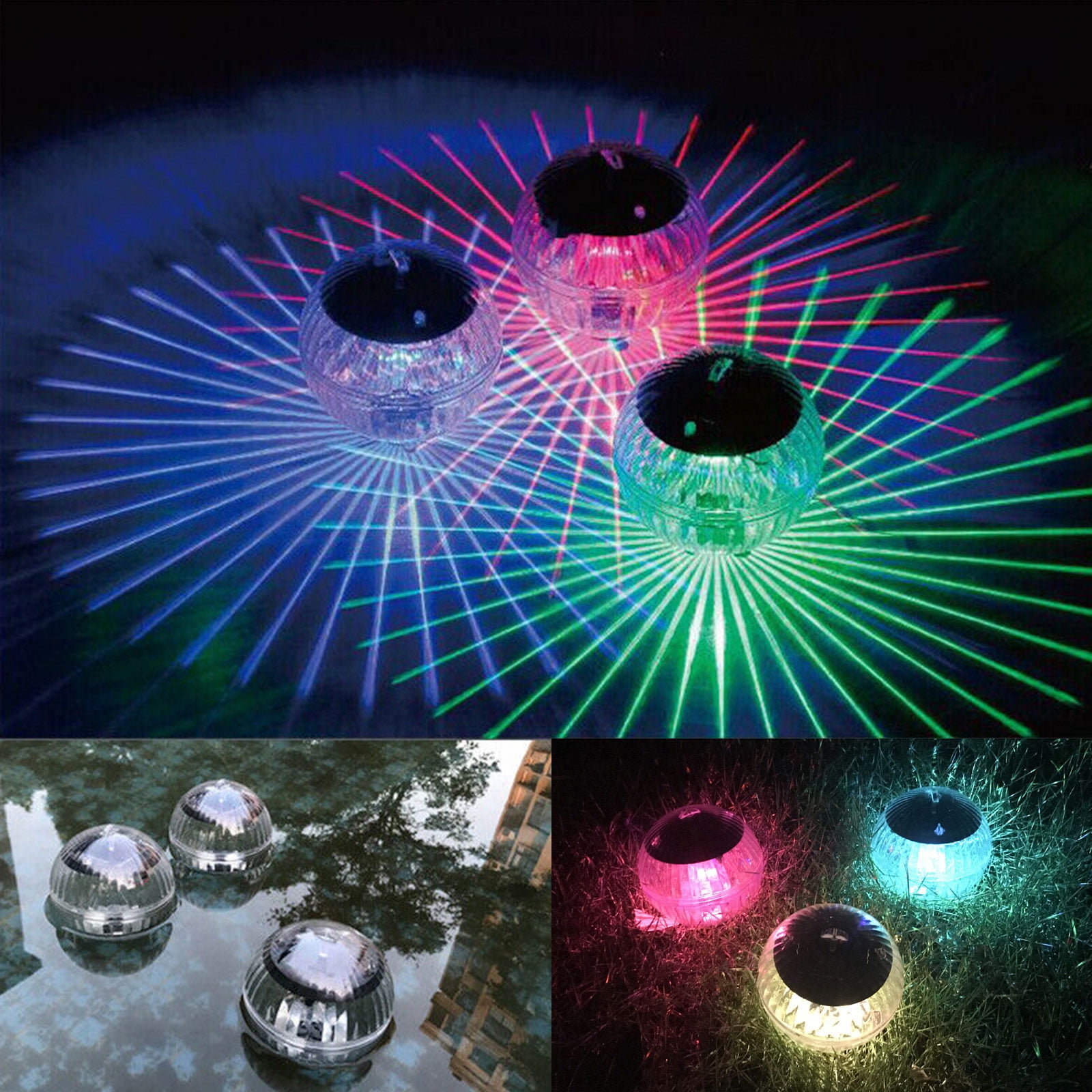 solar led floating pool lights