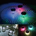 thumbnail image 1 of FALEXO Solar Floating Light for Pool Pond Waterproof ABS Plastic with Color Changing LED Solar Light Globe Night Light Lamp Garden Swimming Pool Party Home Decor (1 Pack, Diameter:11cm), 1 of 6