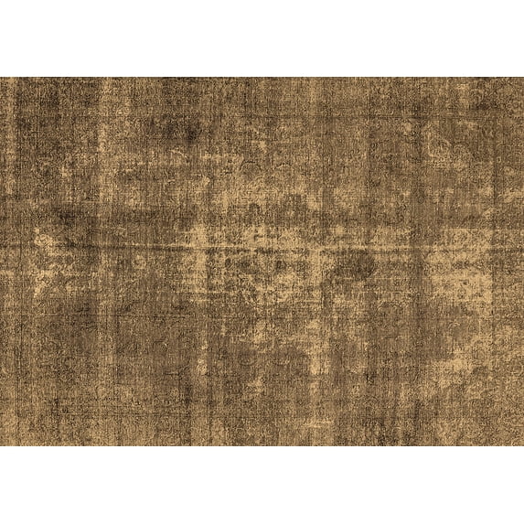 Ahgly Company Indoor Rectangle Oriental Brown Industrial Area Rugs, 8' x 10'