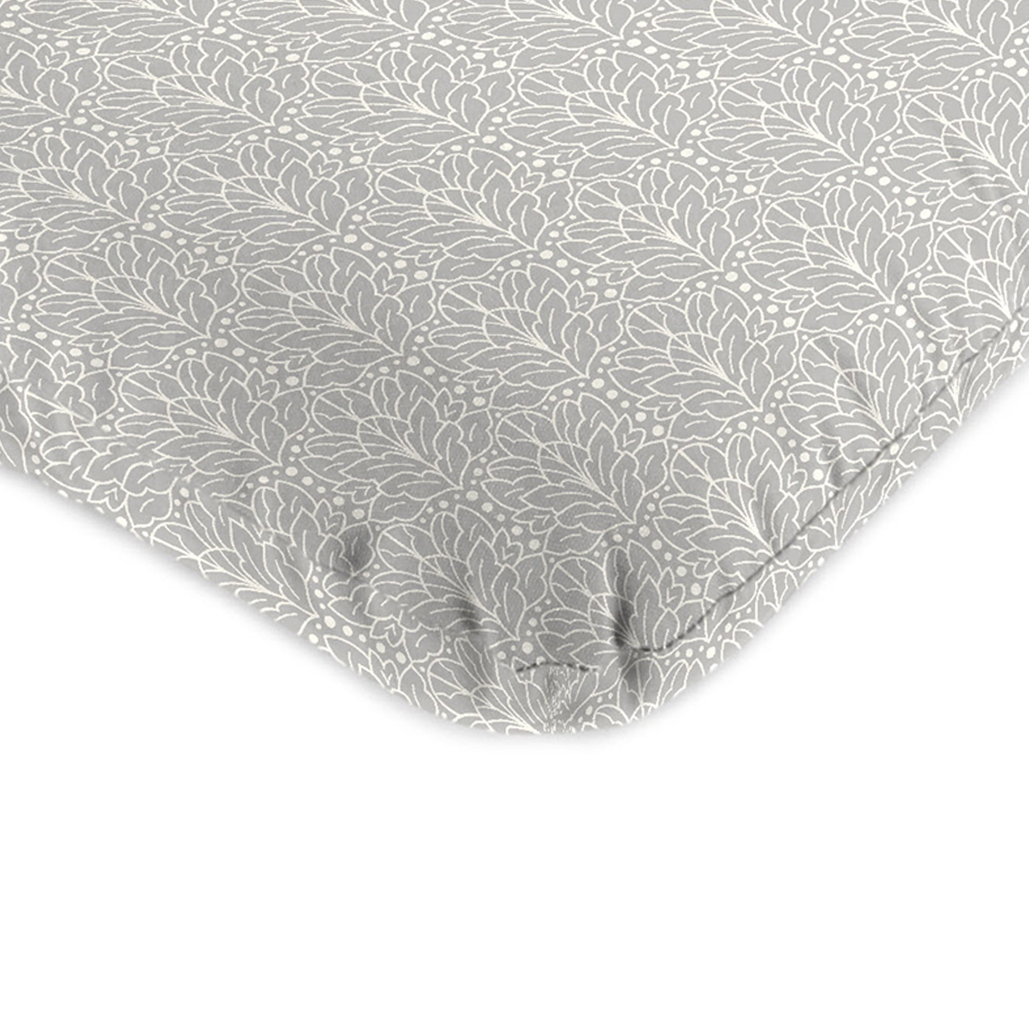 45" x 22" Rectangular Outdoor Chair Cushion with Ties and Hanger Loop