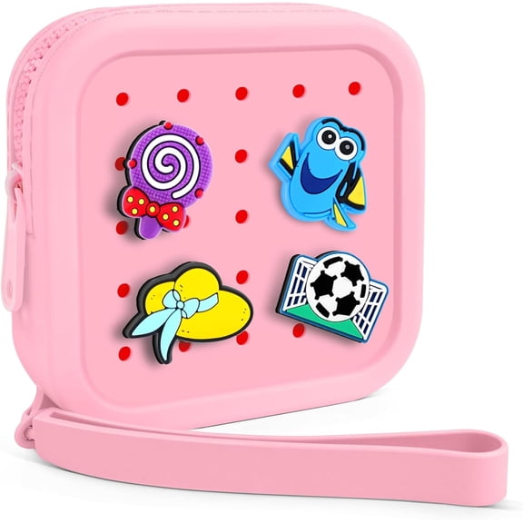 BestStone Small Silicone Pouch for Purse – Portable Organizer Bag, Holds Lipsticks, Coins, Travel Accessories, Waterproof Zipper Pouch, Small Makeup Bag