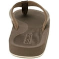 thumbnail image 3 of Dockers Mens Etched Flip Flop Sandal, Taupe, Size 8, 3 of 6