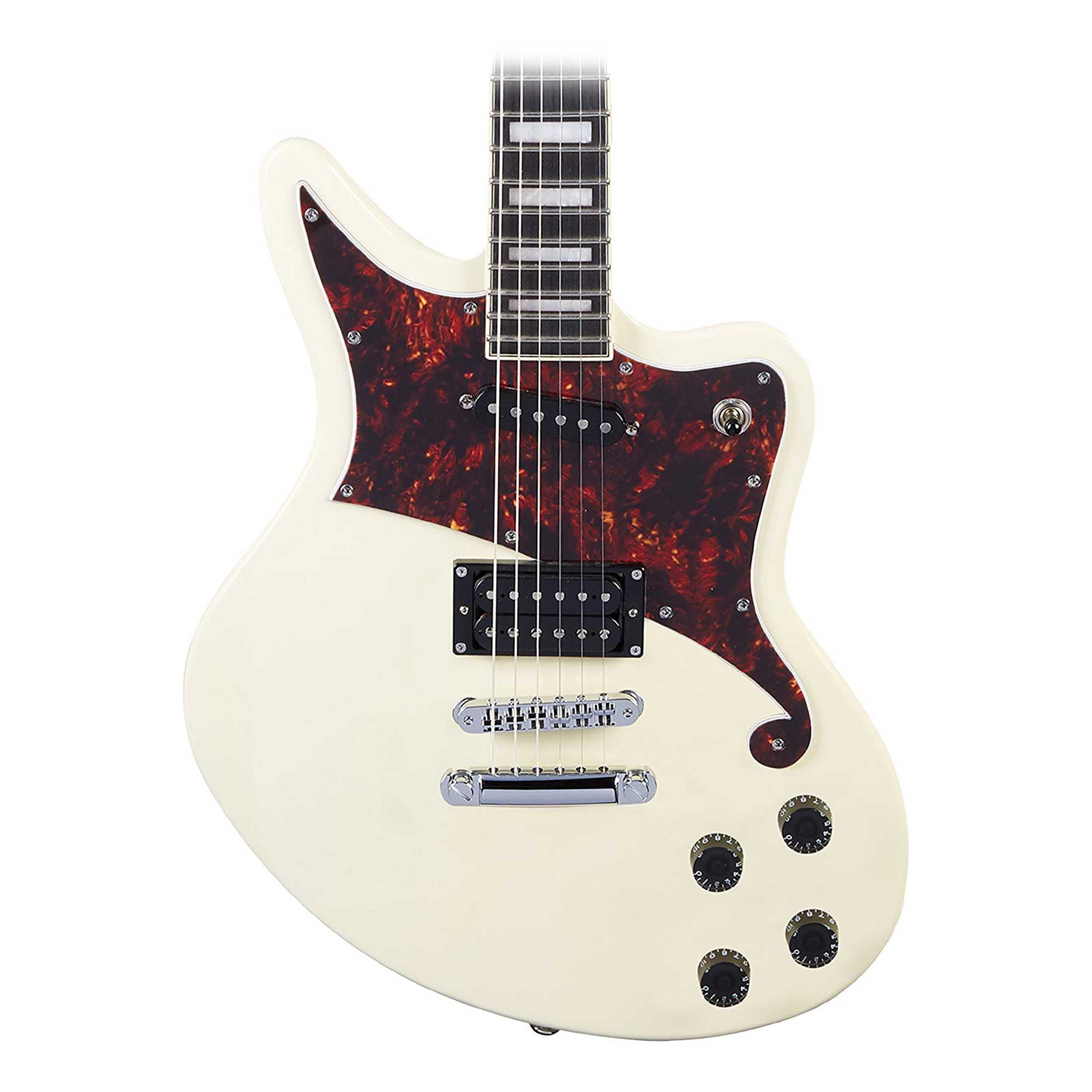D'Angelico Premier Bedford Electric Guitar Antique White