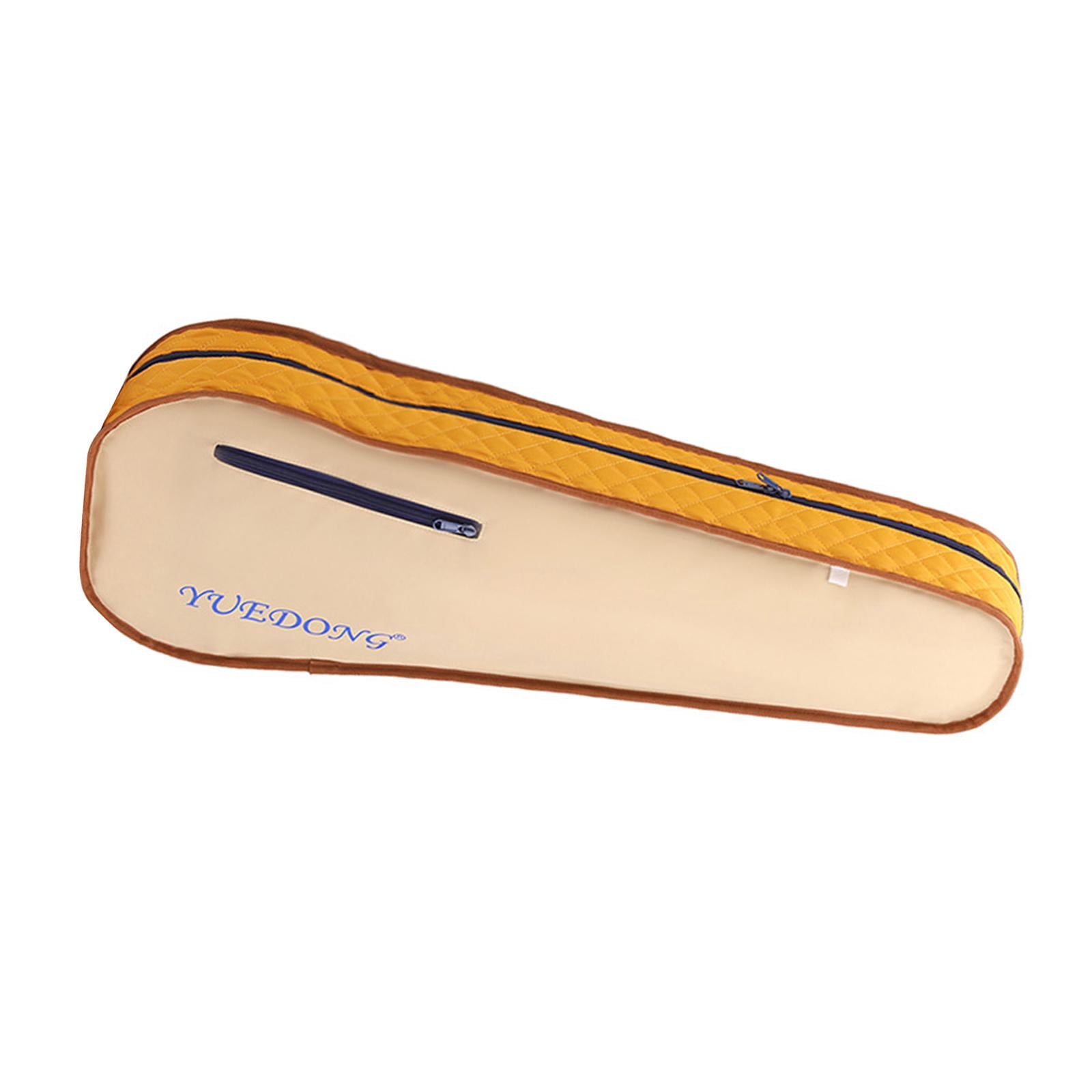 QccHieUs 4/4 Violin Case Portable Carrying Bag Foldable Adjustable Backpack Straps Violin yellow
