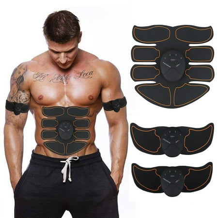 1SET Magic EMS Muscle Training Gear Abdominal Muscle Trainer ABS Trainer Fit Body Home Exercise Shape