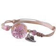 thumbnail image 1 of Bracelet Gypsophile Séché Ajustable Simple Bracelet Fleur Séchée Charme, 1 of 10