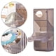 thumbnail image 4 of Comedero Automático para pájaros Sunnimix No-Mess gris, 4 of 8