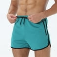 thumbnail image 4 of Aayomet Mens Gym Shorts Men's Rugged Flex Relaxed Fit Canvas Cargo Work Short,Green S, 4 of 5