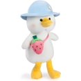 thumbnail image 1 of Peluche de pato morado (sombrero azul), muñeco de peluche de 30 cm, almohada suave y esponjosa, pato escolar: regalo perfecto para todas las edades y todas las ocasiones, 1 of 5