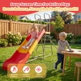 thumbnail image 4 of Kdymod 6.4FT Slide for Kids,Playground Equipment with Climbing Ladder, Water Slide for Kids Backyard,Gift for Boys, Girls,Ages 3-10, 4 of 11