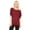 Red, variant on Bella + Canvas Ladies' Flowy Draped Sleeve Dolman T-Shirt - 8821