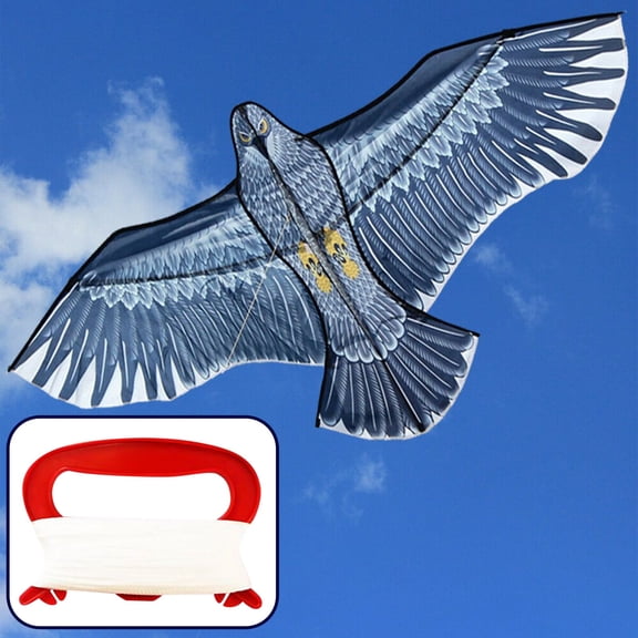 Large Eagle Kite For Kids And Adults Easy To Fly 94 Inch Beginner Single Line Delta Kite Outdoor Beach Park Summer Toy With 100M Line