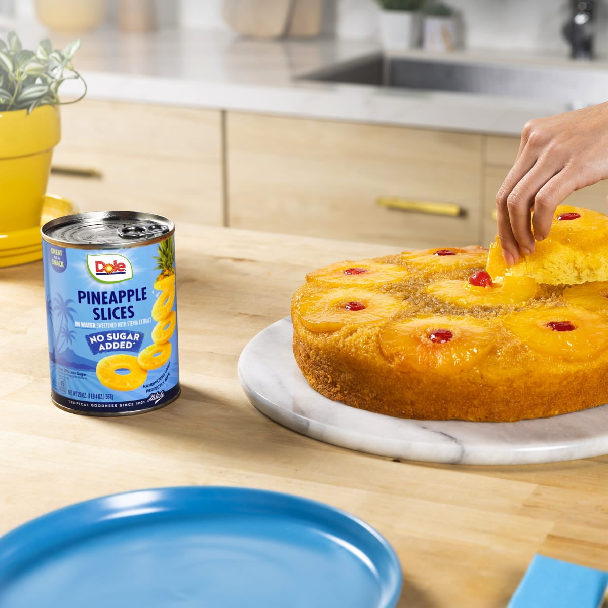 (5 pack) Dole No Sugar Added^ Pineapple Slices in Water^^, 20 oz Can