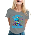 thumbnail image 2 of CHENge Autism Acceptance Shirt for Women I Believe in a Spectrum of Possibilities Tee Top Be Kind Short Sleeve, 2 of 3