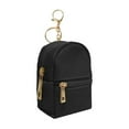 thumbnail image 2 of Mini Coin Purse Key Wallet Backpack Shape Compact 3.93x3.14x1.77 Inches Material Organizer for Keys, & Small Gift Idea, 2 of 3
