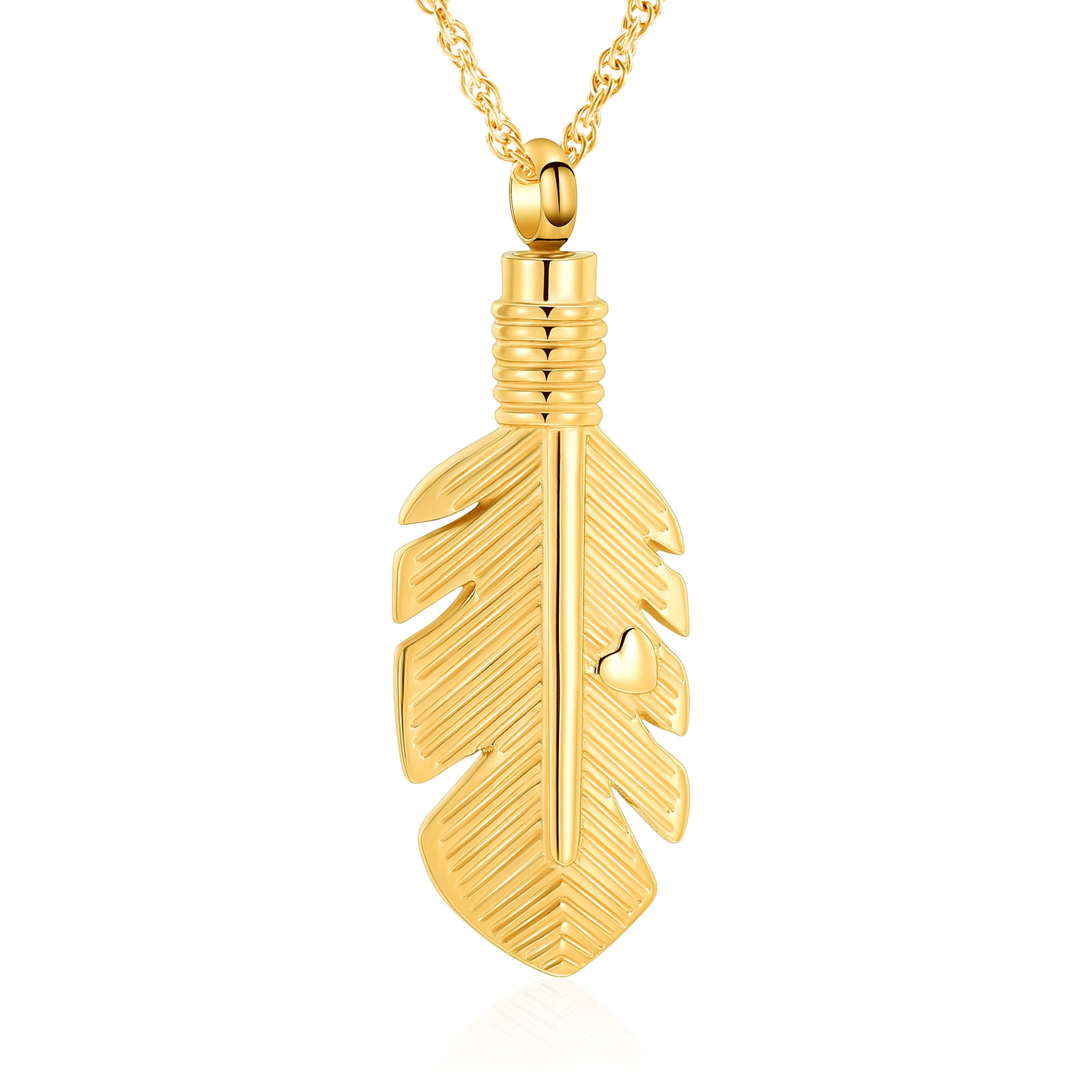 Feather Urn Necklace Hold Cremation Ashes Keepsake Memorial Jewelry Feather Love Memorial Urn Jewelry Urn Necklaces for Ashes Funeral Cremation Jewelry for Ashes Keepsake Urn Necklace