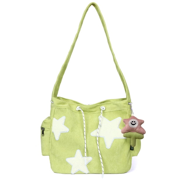 Bolso Hombro Tipo Cartera Informal Kuymtek Pana Gran Capacidad para Adolescentes Estudiantes