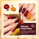 thumbnail image 3 of Set de esmaltes de uñas Beetles Fall Gel, 6 colores, rojo, naranja y marrón, 3 of 8