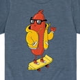 thumbnail image 3 of Instant Message - Hot Dog Skater - Toddler And Youth Short Sleeve Graphic T-Shirt, 3 of 6