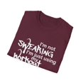 thumbnail image 4 of Funny I'm Not Swearing I'm Just Using My Workout Words Novelty Gym Fitness Quote Men Women Gift Unisex Softstyle T-Shirt, 4 of 4