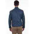 thumbnail image 2 of Scully 7-193-XXL Mens Lamb Cafe Racer Jacket, Denim - 2XL, 2 of 4