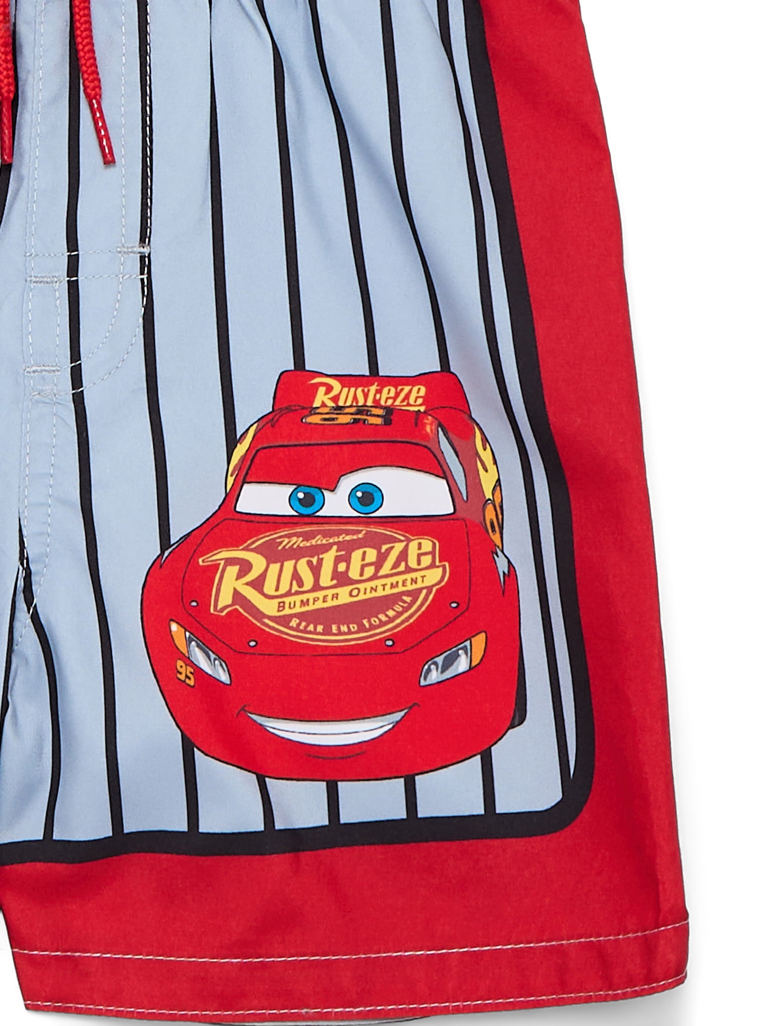 Character Toddler Boy Jersey Rash Guard and Swim Trunk Swim Set, Sizes 2T-5T