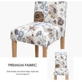 thumbnail image 6 of Chair Covers for Dining Chairs Set of 6,Summer Floral Stretch Dining Room Chair Cover Kitchen Parsons Chair Slipcovers (Pack of 6, Summer Floral), 6 of 6