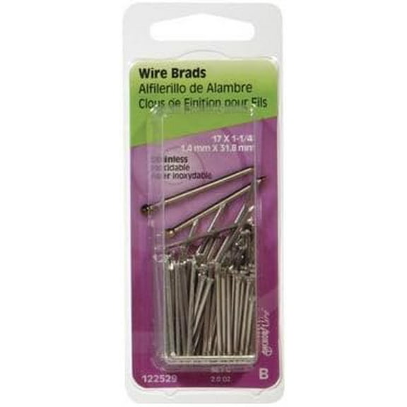 Hillman Stainless Steel Brad 1-1/4 " 17 Ga Viewpack 1-1/2 Oz