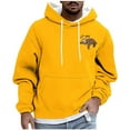 thumbnail image 3 of JUSLIO Plus Size Hoodies for Men Hooded Graphic Sweatshirts Drawstring Everyday Long Sleeve Pullover Sweatshirts, 3 of 5