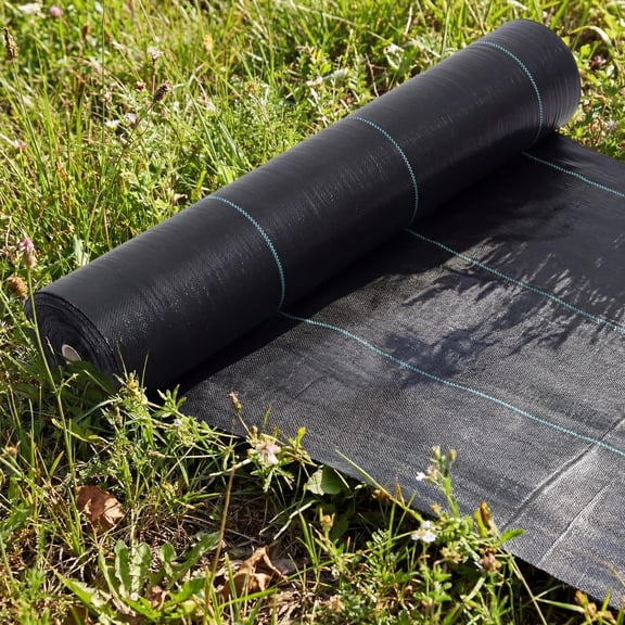 4ft x 250ft 5oz Heavy Duty Weed Barrier Landscape Fabric, Professional Grade Ground Cover – For Gardening, Erosion Control & Construction