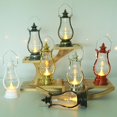 thumbnail image 4 of LED Lamp Retro Style Battery Powered Non-Glaring Shatterproof Energy-saving Decorative ABS  Creative Oil Lamp LED Lantern Decoration for Home, 4 of 10