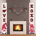 thumbnail image 3 of Hirigin Store Valentine's Day Porch Sign Letters Gnome Print Hanging Door Banner for Holiday Indoor Outdoor Decorations, 3 of 7