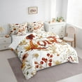 thumbnail image 3 of Castle Fairy Autumn Tree Leaves 7-Piece Twin Bedding Sets for Teens Women Men,Vintage Rustic Flower Bedding Comforter Set,Botanical Plants Breathable Sheet Sets,Breathable Home Decor, 3 of 8