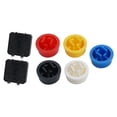 thumbnail image 3 of Durable and Reliable Momentary Tactile Push Button Switch 12x12x7 3MM Micro Switch + 25 Assorted Button Covers, 3 of 9