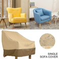 thumbnail image 4 of Funda Protectora Para Sillón De Jardín Exterior, Para Silla Tela Oxford 210d Impermeable (80 X 85 X 91,5 Cm), 4 of 5