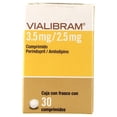 thumbnail image 1 of Vialibram Perindopril, amlodipino caja con 30 comprimidos de 3.5mg/2.5mg, 1 of 4