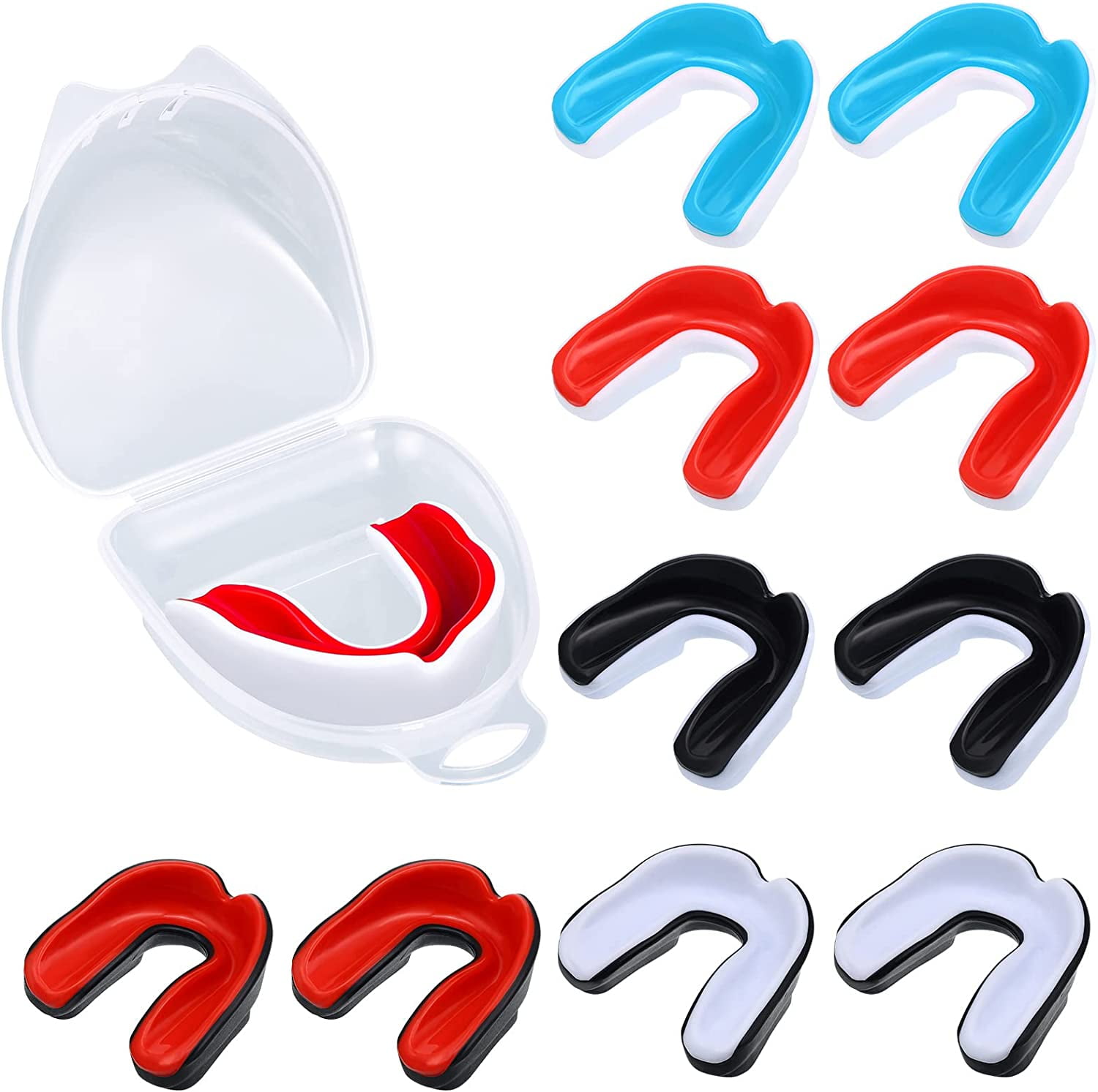 10 Pieces Sport Mouth Guards Mouthguard Gum Guard Teeth Armor Game