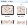 thumbnail image 3 of WOBOGO Cute Pink Flamingos Crowns Hearts Seat Belt Cover 2 Piece Soft Comfort Driving Shoulder Pad Suitable for All Cars and Backpacks, 3 of 8