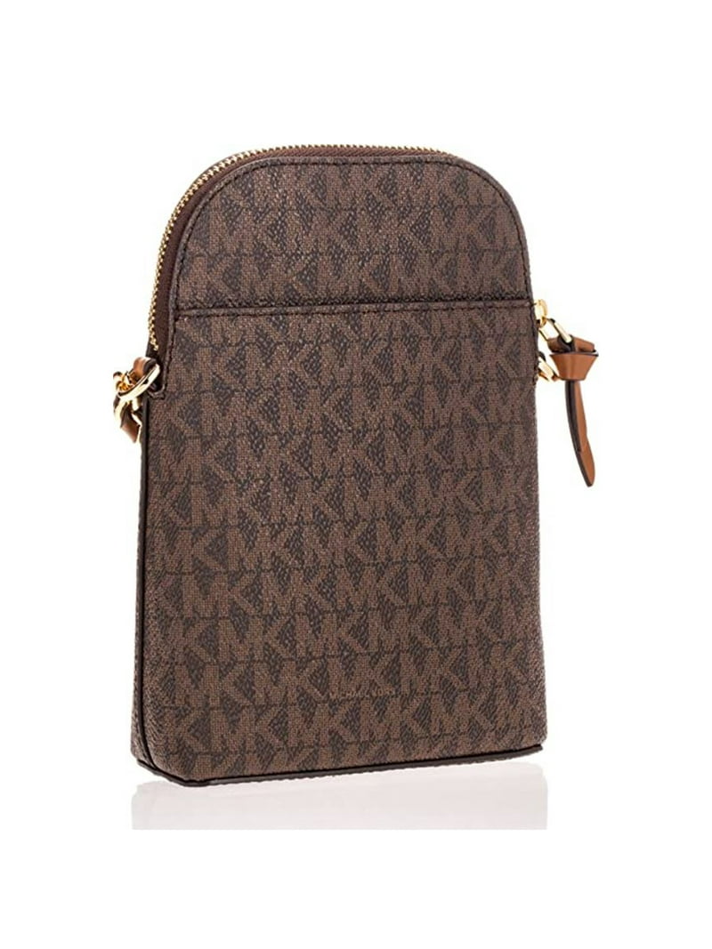 Michael Kors Logo Bag, Womens Smartphone Crossbody, Dark Brown
