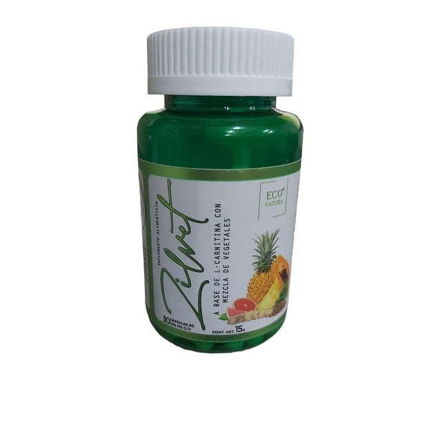 Zilvet 30 Capsulas L-carnitina Garcinia Reduce Tallas Nutrition Health  Frasco | Bodega Aurrera en lnea