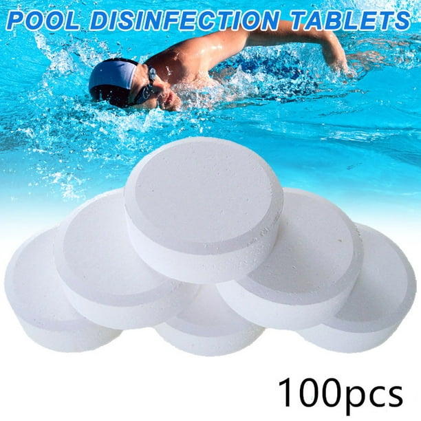 100g comprimés piscine nettoyage tablette flottant chlore spa