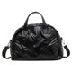 thumbnail image 1 of Bolso Hombro Acolchado para Mujer Bolso Mano Hinchado Bolso Compras (negro), 1 of 9