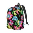 thumbnail image 3 of Sigee Vector Mexican Otomi Style Bright for Canvas Large Capacity Laptop Backpack for Men and Women, Travel Backpack, 3 of 8
