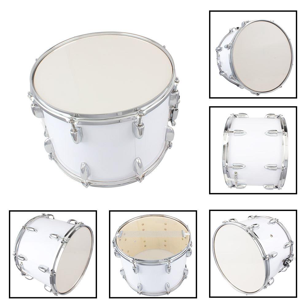 Ktaxon Student Marching Snare Drum Kids Percussion Kit White with